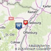 A La Cour d'Alsace Map